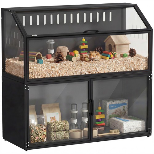 Hamster cage with storage - hamster,
